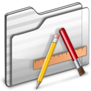 Applications Folder white icon